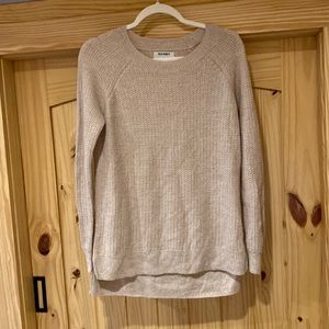 NWOT Old navy cream sweater